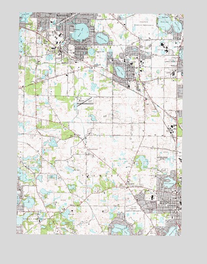 Grayslake, IL USGS Topographic Map