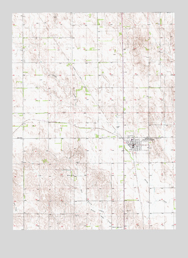 Greeley, NE USGS Topographic Map
