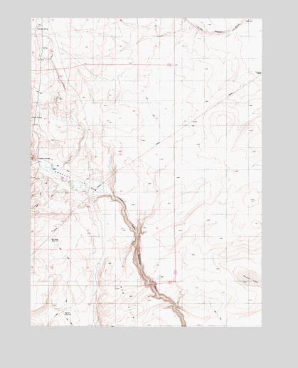 Greeley Flat, NV USGS Topographic Map