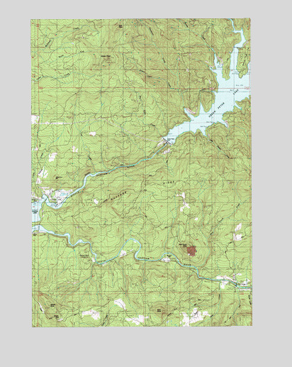 Green Peter, OR USGS Topographic Map