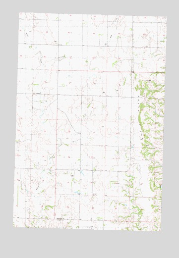 Green Ridge, ND USGS Topographic Map
