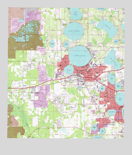 Auburndale, FL USGS Topographic Map