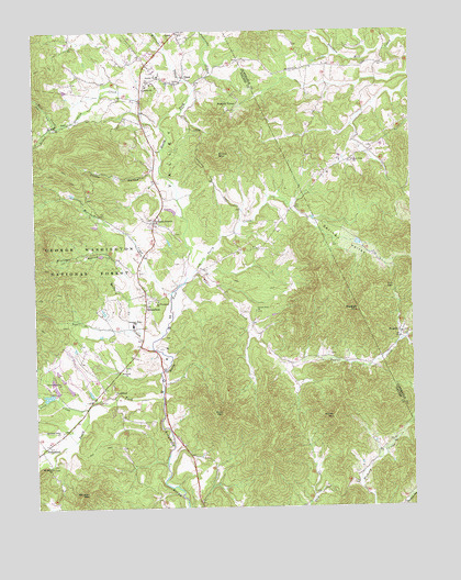 Greenfield, VA USGS Topographic Map