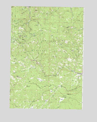 Greenhorn, OR USGS Topographic Map