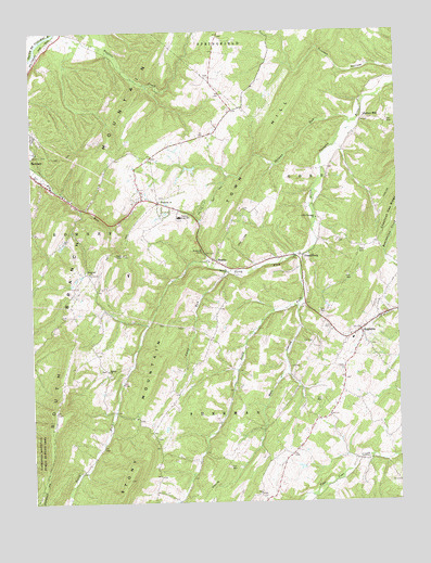 Augusta, WV USGS Topographic Map