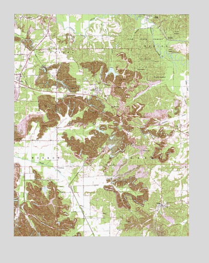 Augusta, IN USGS Topographic Map
