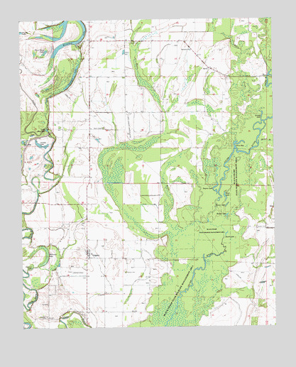 Gregory, AR USGS Topographic Map