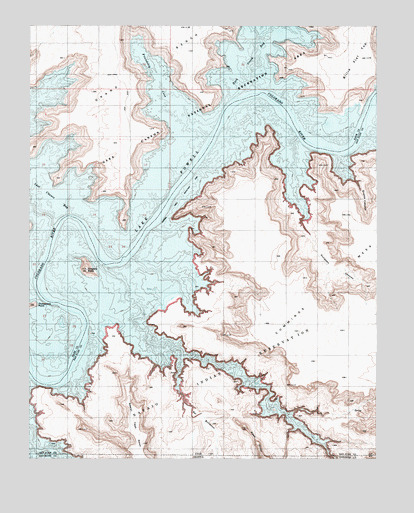 Gregory Butte, UT USGS Topographic Map