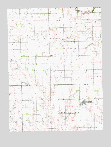 Gresham, NE USGS Topographic Map