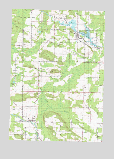 Gresham, WI USGS Topographic Map