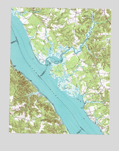Gressitt, VA USGS Topographic Map