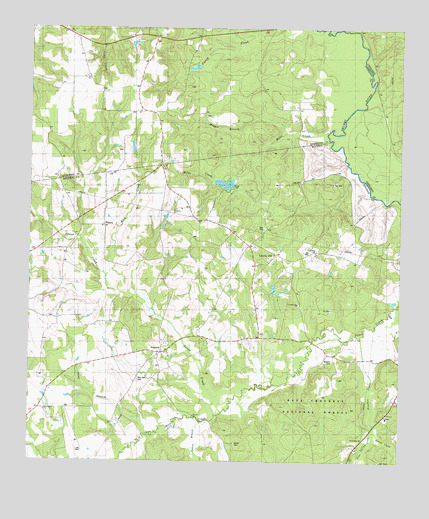 Augusta, TX USGS Topographic Map