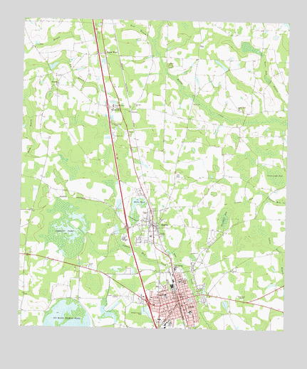 Adel, GA USGS Topographic Map