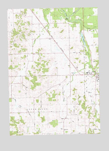 Augusta West, WI USGS Topographic Map