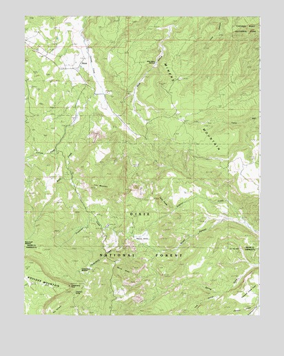 Grover, UT USGS Topographic Map