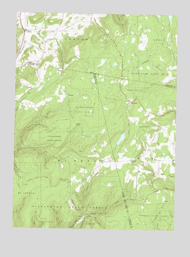 Grover, PA USGS Topographic Map