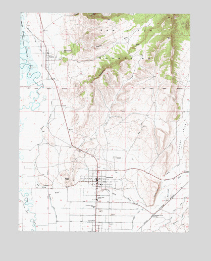 Gunnison, UT USGS Topographic Map