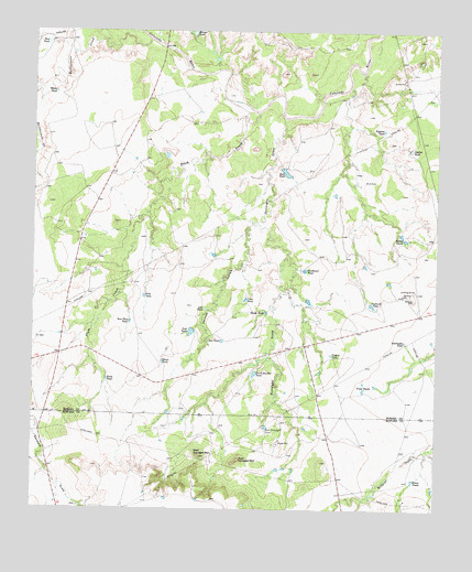 Gunsight Draw, TX USGS Topographic Map