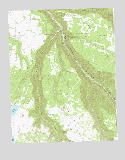 Gurley Canyon, CO USGS Topographic Map
