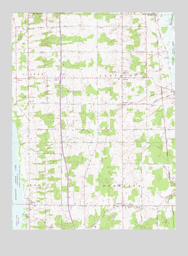 Gustavus, OH USGS Topographic Map