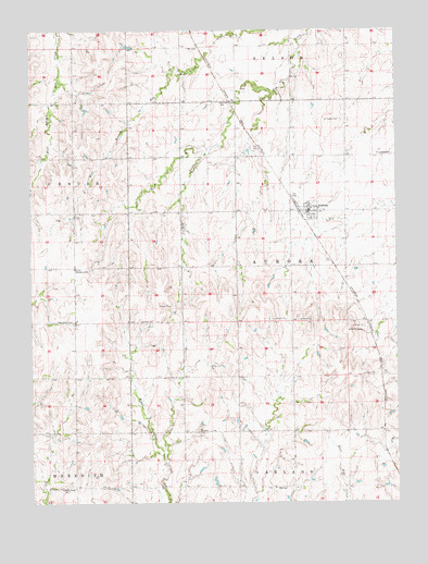 Aurora, KS USGS Topographic Map