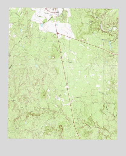 Guthrie, TX USGS Topographic Map