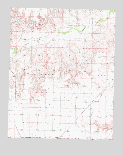 Guymon SE, OK USGS Topographic Map