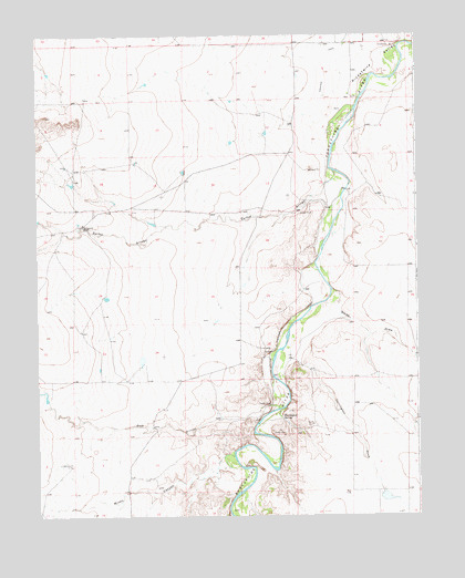 Hackamore Ranch, CO USGS Topographic Map