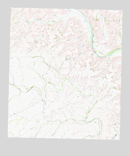Hackberry Crossing, TX USGS Topographic Map