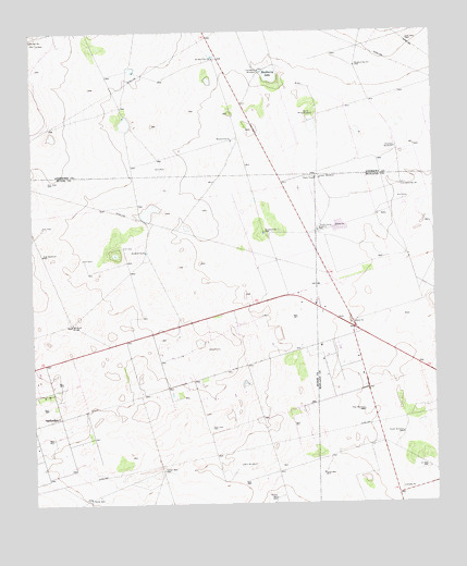 Hackberry Lake, TX USGS Topographic Map