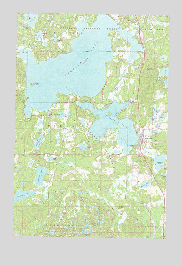 Hackensack, MN USGS Topographic Map