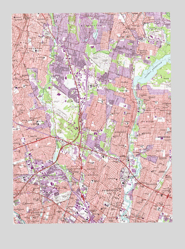 Hackensack, NJ USGS Topographic Map