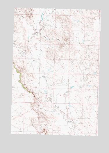 Hagen Ranch, MT USGS Topographic Map
