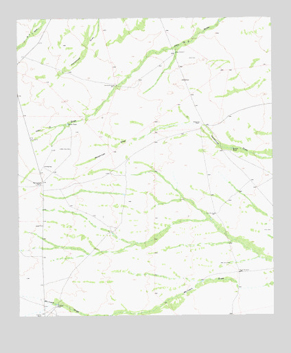 Halamicek Ranch, TX USGS Topographic Map