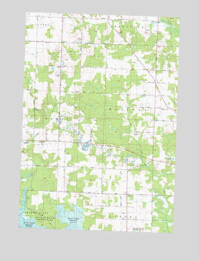 Halder, WI USGS Topographic Map