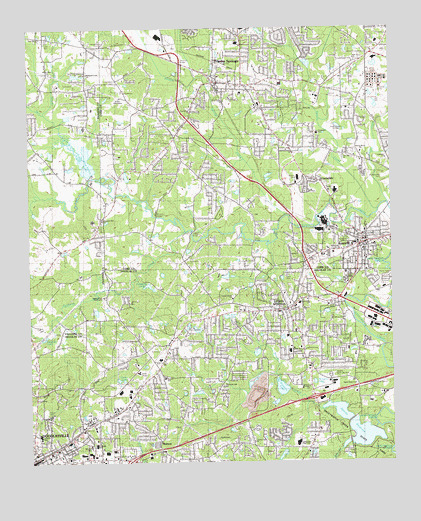 Austell, GA USGS Topographic Map