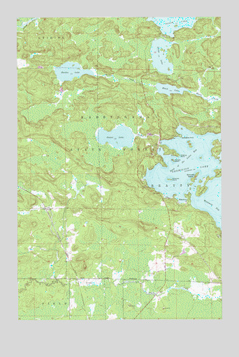 Haley, MN USGS Topographic Map