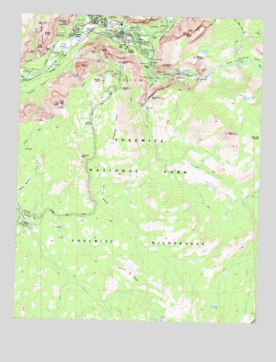 Half Dome Topographic Map Half Dome, Ca Topographic Map - Topoquest