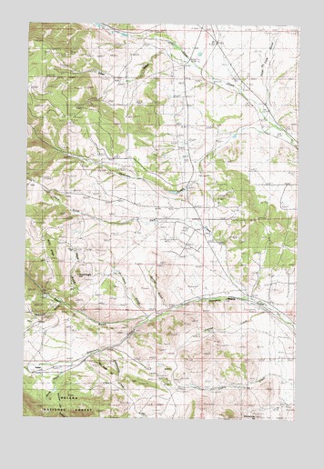 Austin, MT USGS Topographic Map