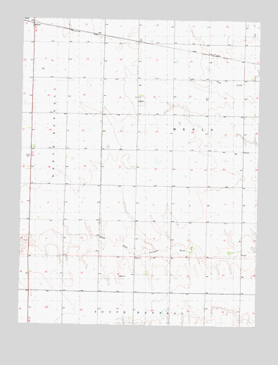 Halford, KS USGS Topographic Map