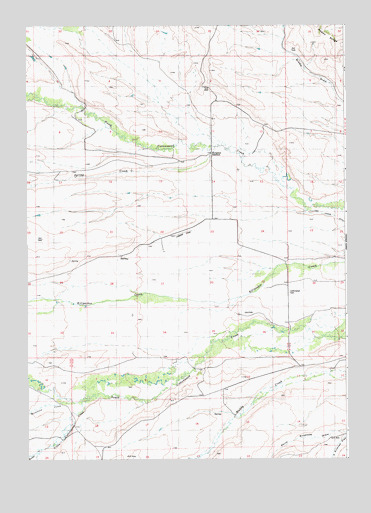 Halfway, WY USGS Topographic Map