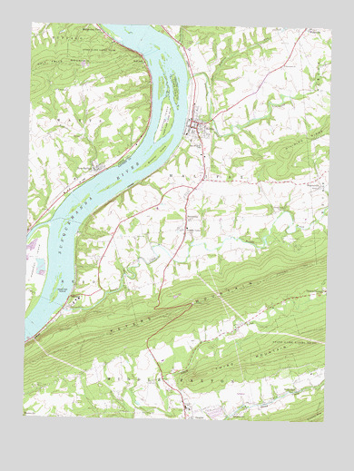 Halifax, PA USGS Topographic Map