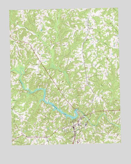 Halifax, VA USGS Topographic Map