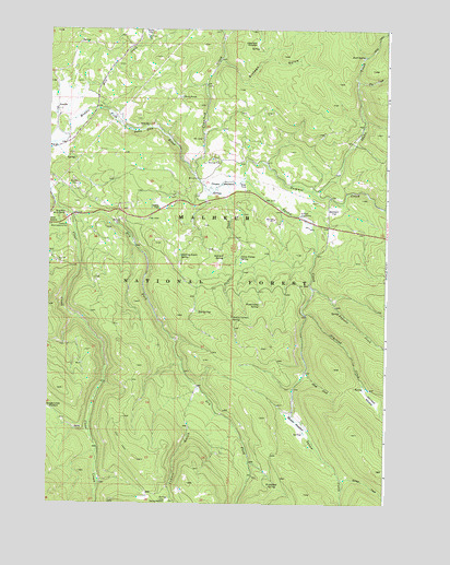 Austin, OR USGS Topographic Map