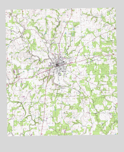 Hallettsville, TX USGS Topographic Map