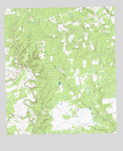 Hallettsville SE, TX USGS Topographic Map