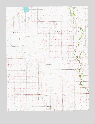 Halstead NW, KS USGS Topographic Map