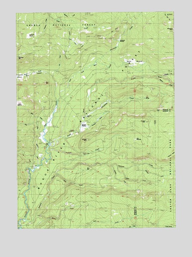 Hamaker Butte, OR USGS Topographic Map