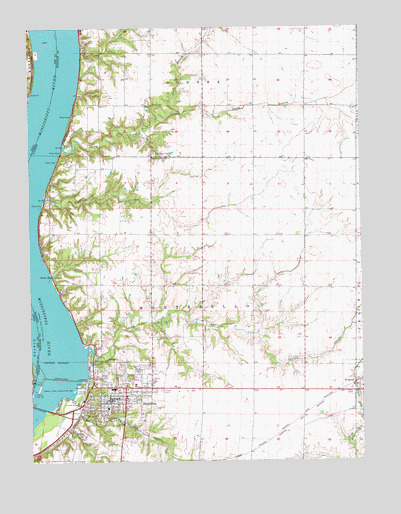 Hamilton, IL USGS Topographic Map