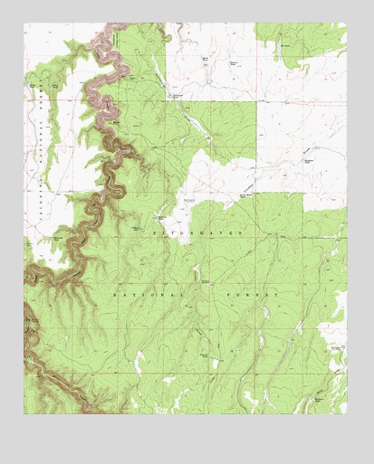 Hamilton Crossing, AZ USGS Topographic Map